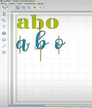 SCANNCUT: How to make a stencil with cursive fonts.