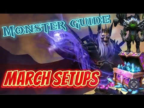 🔥 Monster Guide, March Tips | War and Order 🔥