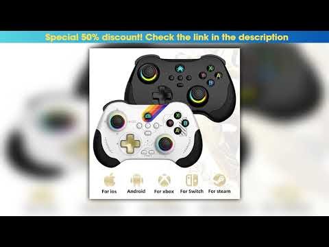 Z01 Wireless Game Controller Bluetooth 6Axis Motion Sensor Support Turbo Programmable Hall