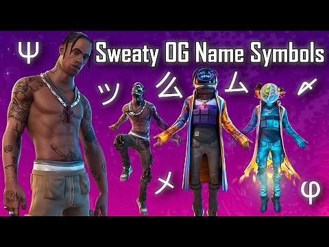 Sweaty OG Name Symbols * To Put In Your Fortnite Name * Working Right Now !