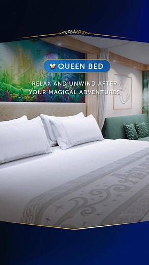 Take a tour of our Deluxe Inside Stateroom and discover the many thoughtful amenities. Come on board the Disney Adventure for a comfortable stay and an unforgettable holiday ✨⚓️ More sailing dates now available! Book now at bit.ly/45nrvfs #DisneyCruiseAdventure | Disney Cruise Line