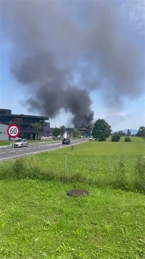 Leservideo: Brand bei Loacker in Götzis #volat #nachrichten