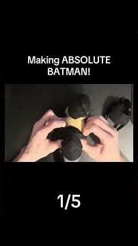 I made an ABSOLUTE BATMAN plush doll 1/5 #absolutebatman #custom #plush #Batman