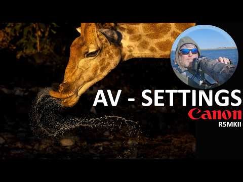 Aperture Priority Settings AV Camera