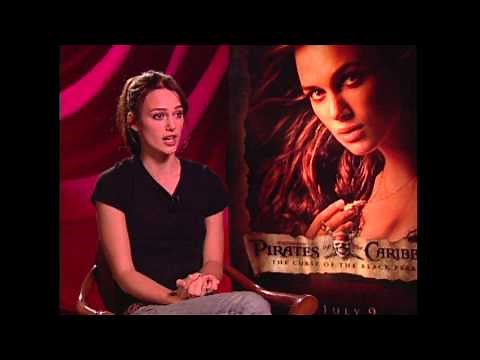 Pirates of the Caribbean: Keira Knightley "Elizabeth Swann" Exclusive Interview | ScreenSlam