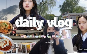 【双语】油管上的超火的韩裔博主saranghoe|一周校园穿搭分享|记录日常daily vlog|