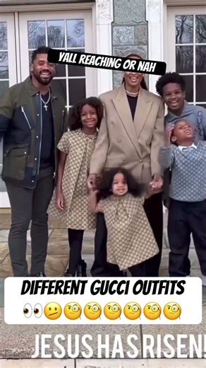 Fans accuse Ciara of Favoritism Over Easter Outfits 😳 BABY FUTURE is always singled out ! #gucci