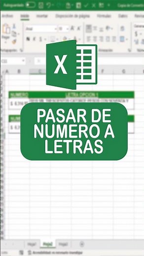 COMO CONVERTIR NUMEROS EN LETRAS EN EXCEL #Excel #Numeros #letras
