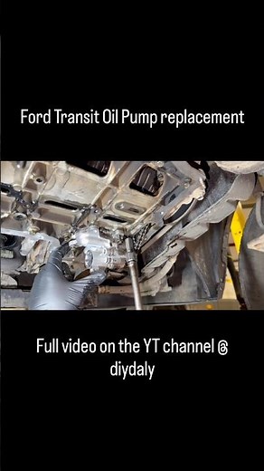 Ford Transit 2.2 Oil pump replacement.. Full video on the channel
