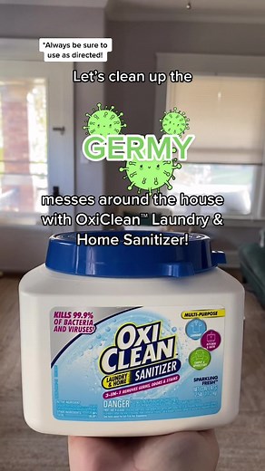Cleaning and Sanitizing with OxiClean™ Laundry & Home Sanitizer