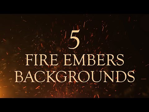 5 Fire Embers Backgrounds | Free Stock Footage