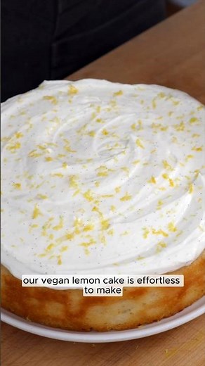 Easy Vegan Lemon Cake