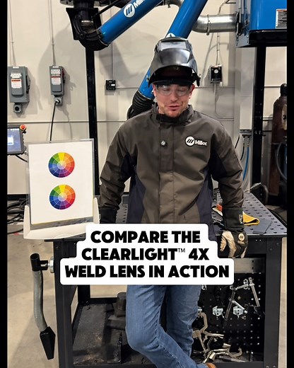 Need better visibility? ClearLight 4x is changing the game when it comes to welding helmets. We put it to the test—now you can see the difference for yourself. 🔥 https://bit.ly/359QYsA #MillerWelders #MillerClearLight4X #MillerHelmets | Miller Welders