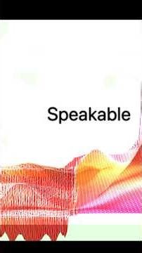 Speakable