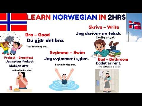 Learn and Speak Norwegian Fast -2- Hour Full Course for B1-B2 Learners