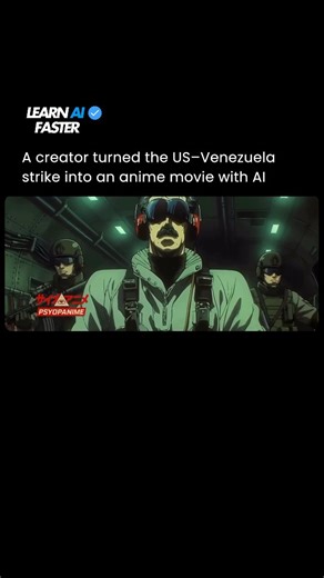 2.6K views | @psyopanime just turned the US–Venezuela conflict into an anime movie using AI Reality meets imagination AI is changing how we see the world. This isn’t real footage, just a stunning AI reimagination! #nicolasmaduro #venezuela #donaldtrump #ai #artificialintelligence | Learn AI Faster | Facebook