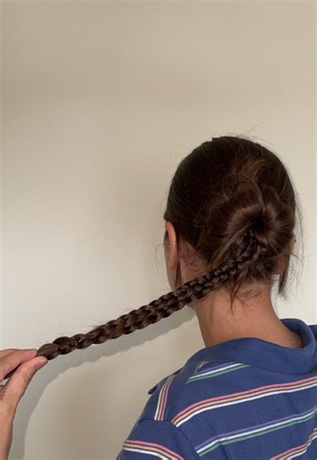 Tutorial de Rodete con Trencitas Fácil y Rápido