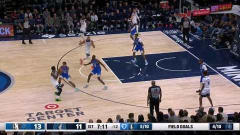 HLs: Wolves rout Mavs for fifth win in six games