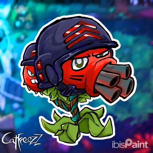 Pvz FanArt #pvzfusion #plantsvzombies #pvz #ibispaint #digitalart #art