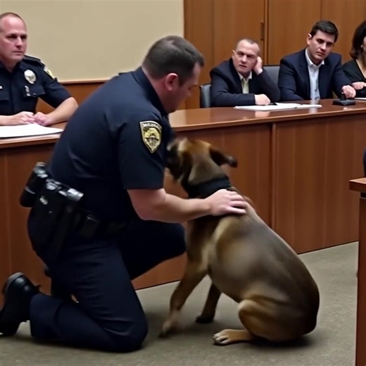A convicted police officer asked to see his dog one last time, but when the German shepherd entered the courtroom, something unexpected happened 😱😨The room was completely silent. Not a sound. Only the deep voice of the judge echoed as he read out the verdict.— Former officer Alex Miller is found guilty of corruption and abuse of power... Do you have anything to say, Mr. Miller?Alex stood with his head bowed, fists clenched so tightly his knuckles were white. He no longer heard the words — each
