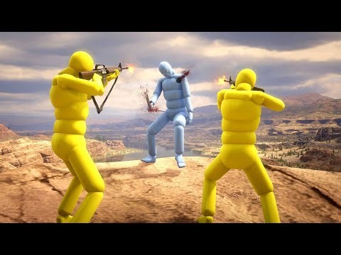 NPC Wars with Active Ragdoll Dudes #15 Euphoria Physics