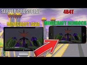 ESTE SERVIDOR ES COMPATIBLE CON MINECRAFT BEDROCK Y JAVA!!! | 4B4T CROSSPLAY MINECRAFT 1.16.1+
