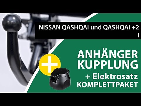 Anhängerkupplung abnehmbar NISSAN QASHQAI und QASHQAI +2 I | Brink Komplettsatz + Montage