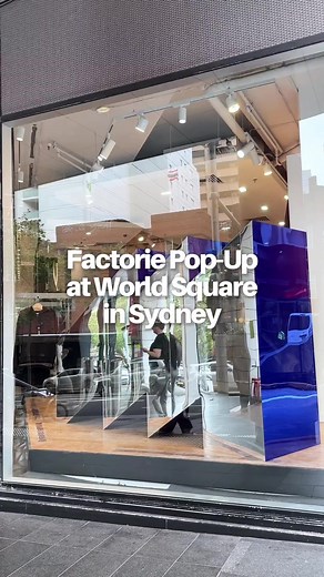 🗣️ Sydney, we're outside!! Our first Sydney pop-up has officially landed at World Square. This one's not to be missed. 📍World Square, 644 George Street NSW 2000 ⏰ Open daily, 10AM - 7PM #fyp #sydney #factorie