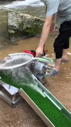 High-Efficiency Portable Vibrating Gold Sluice