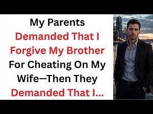 My Parents Demanded That I Forgive My Brother For Cheating On My Wife—Then They Demanded That I...