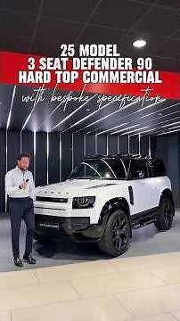 2025 Model 3 Seat Defender 90 Hard Top with a Front Jump Seat + Full Bespoke Styling 🔥