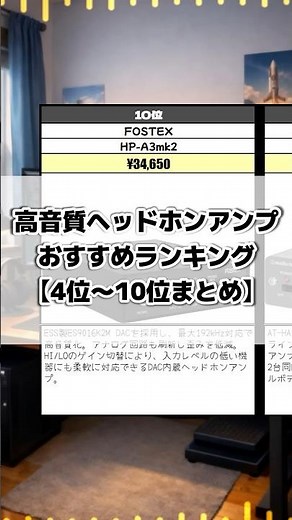 【4位〜10位まとめ】高音質ヘッドホンアンプおすすめランキング｜コスパ重視ならコレ
