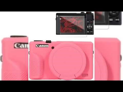 Case for Canon G7X Mark III Camera, Soft Silicone Protective Case, Slim - B0FRD3B1NL
