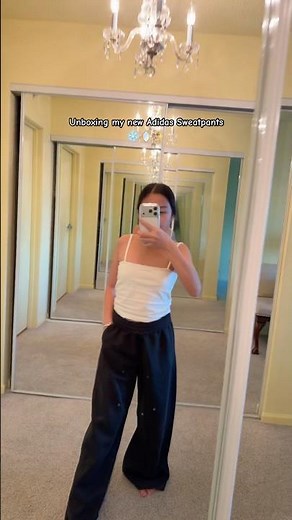 Adidas Sweat Pants!✨🪞❄️#shorts #adidas #sweatpants #unboxing #clothing