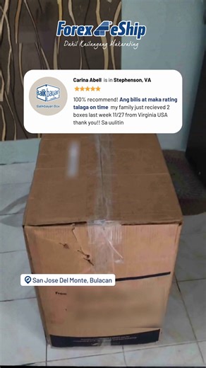 Choose forexeship.com for expert balikbayan box service global Filipinos trust. 💙🇵🇭 📦 #balikbayanbox