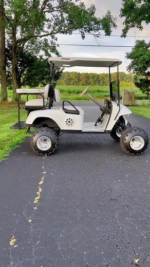Customizing a Golf Cart with 14 Wides and Racing Wheels