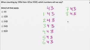 Contagem de 100 em 100