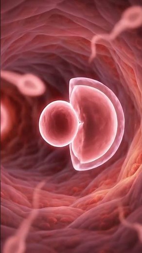 The Miracle of Life: Sperm Meets Egg and Cell Division #biologyinmotion