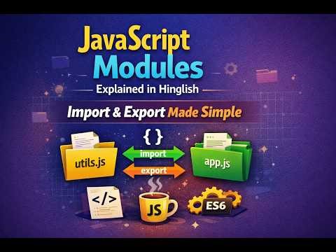 🔥 Stop Confusion! JavaScript Import vs Export Explained Simply 🔥