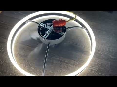 VOLISUN Low Profile Ceiling Fans with Lights and Remote, 19 7in Flush Mount Ceiling FansReview