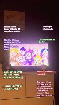 The fab fairies dance- Miitopia (99 subscribers remake) #miitopia #nintendo #nintendoswitch2