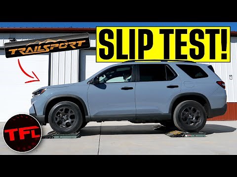The 2023 Honda Pilot Trailsport Really Surprised Us Both Off-Road & On The TFL Slip Test!