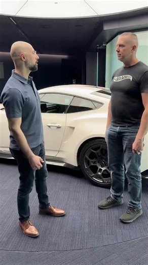 44K views · 474 reactions | From die-cast to full-size horsepower, Hot Wheels’ Brendon Vetuskey and Ford’s Omead Dorandish show off the GTD — muscle, power, and that unmistakable Mustang growl. ​ Watch now on YouTube!  | Hot Wheels | Facebook