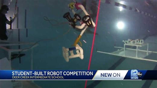 Students take part in underwater robot competition
