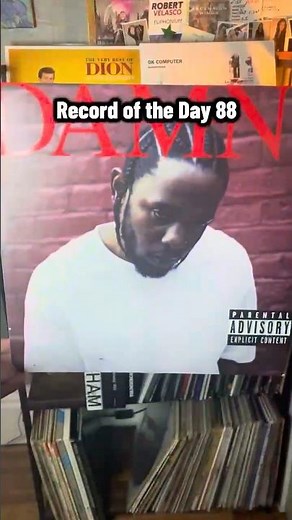 Record of the Day: DAMN. by Kendrick Lamar #Rap #Kendrick #KendrickLamar #VinylRecords #Records #bop
