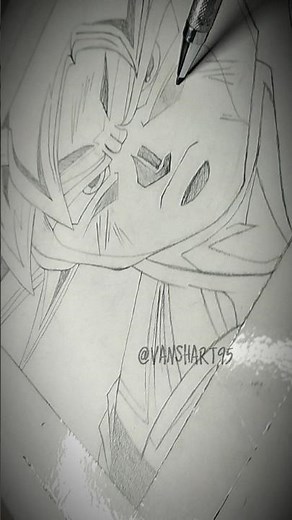 Drawing Goku MUI 😈⚡ #UltraInstinct
