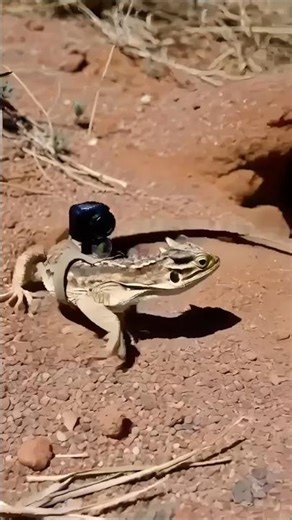 Inside a Horned Lizard’s Underground City (Real POV Footage) #shorts