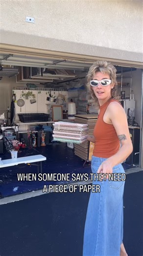 We make that! 📝 I love Papermaking because you can do so much with it. I can make journals but I can make sculptures too, all out of paper! I’m constantly trying to push the paper I make into different directions. It all comes back to pulling sheets with my mold and deckle, the wooden tool shown in this video. Check out link in bio for more artworks and information! #papermaking #trend #artistsofinstagram #artistproblem #papermaker #handmadepaper #art #artist Artist Problems, Papermaking, Relat