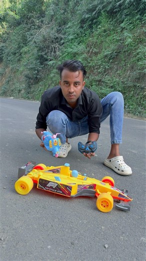 Remote contol scooter and rocket car l #shorts ￼