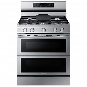 Reviews for Samsung 30 in. 5-Burner Freestanding Smart Double Oven Gas Range in Fingerprint Resistant Stainless Steel with Air Fry | Pg 1 - The Home Depot